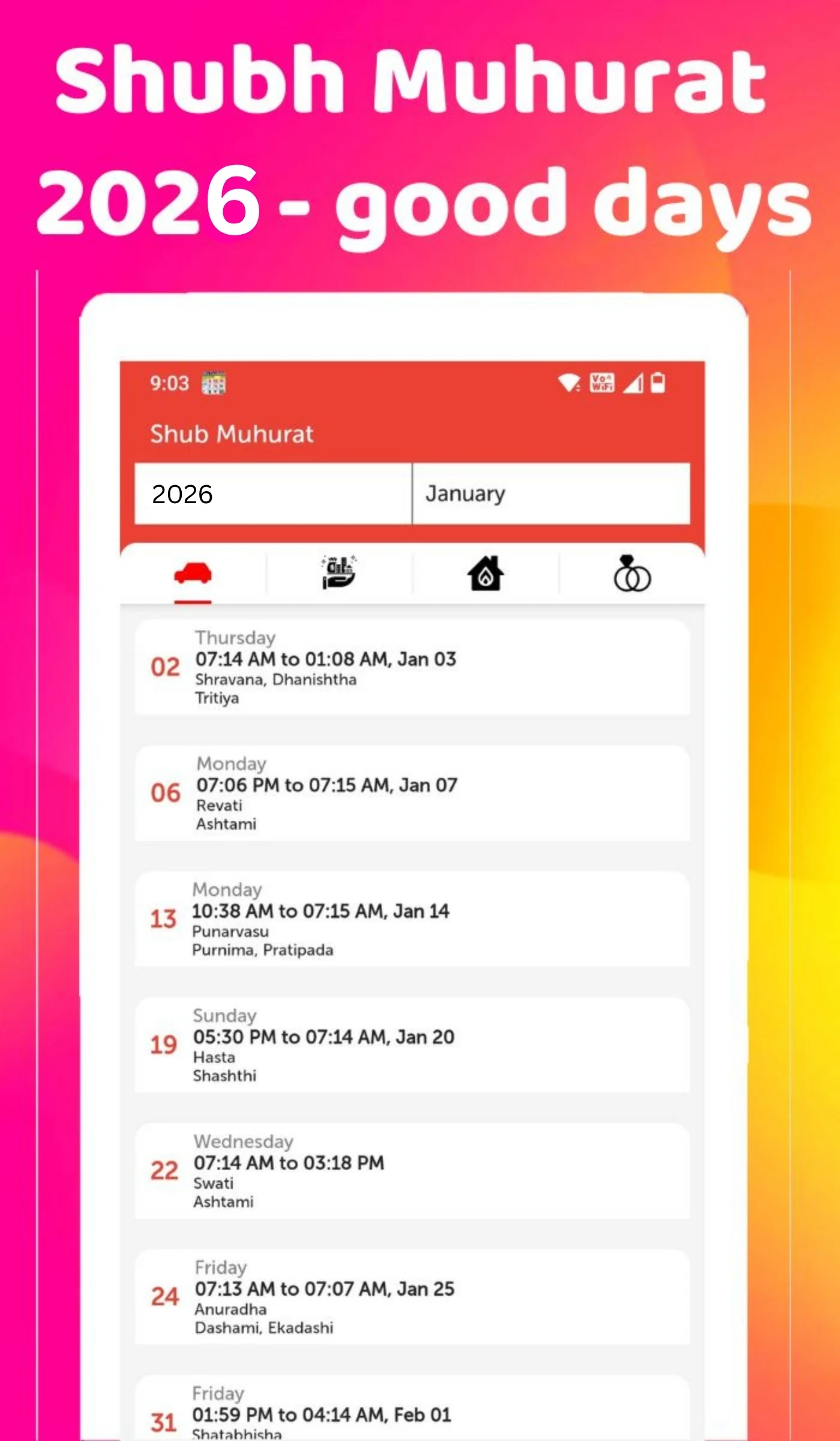 2026 Calendar screenshot
